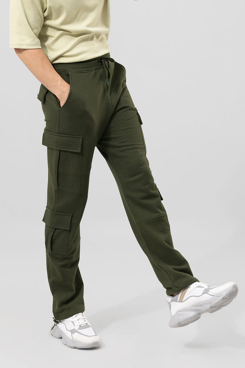 Buy Men s Envy Olive Baggy Jogger Online SNITCH