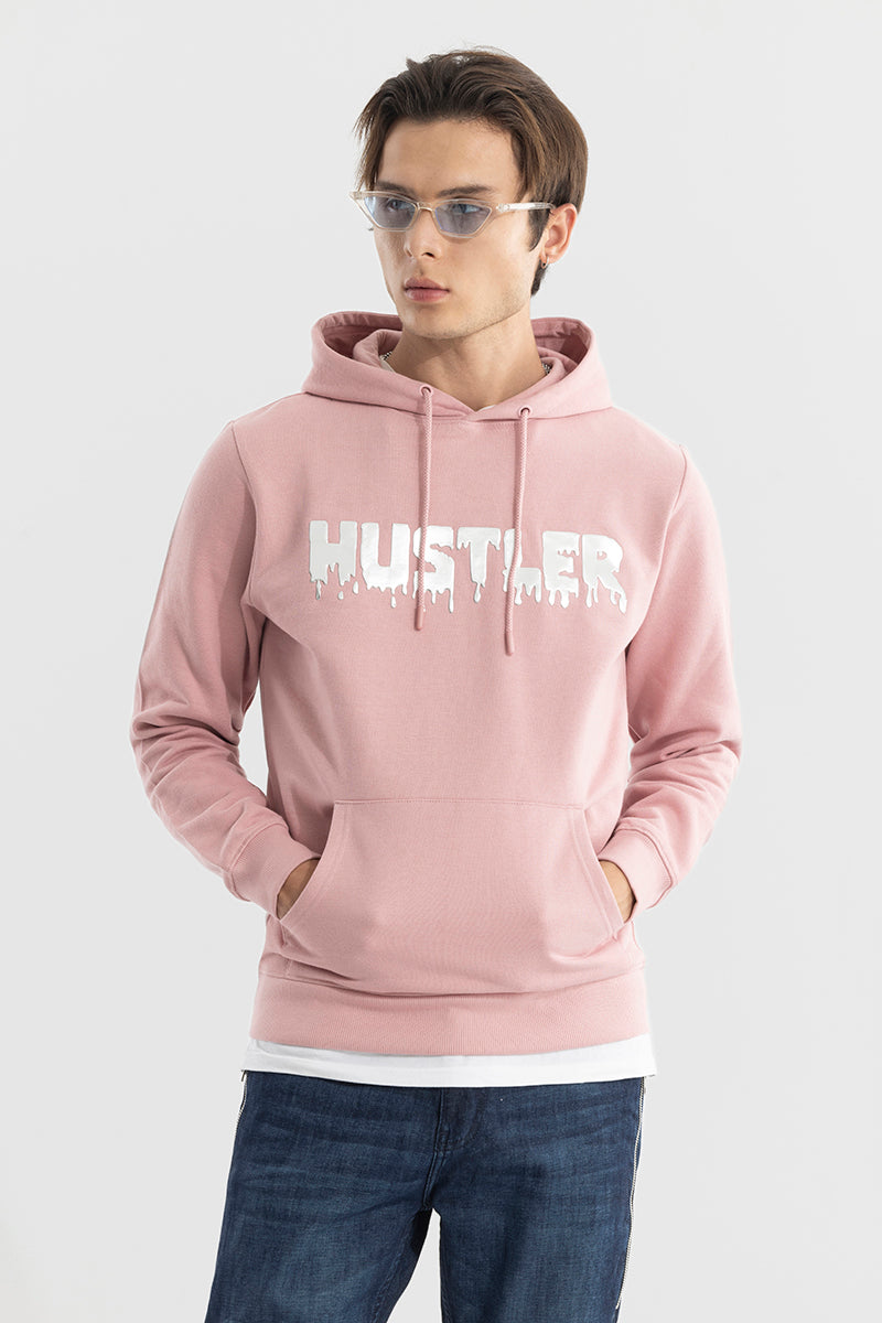 Buy Men's Hustler Pink Hoodie Online