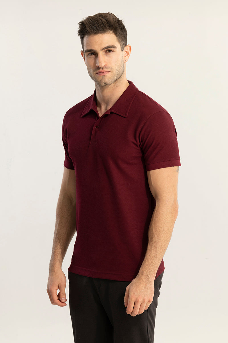 Polo shirt maroon discount