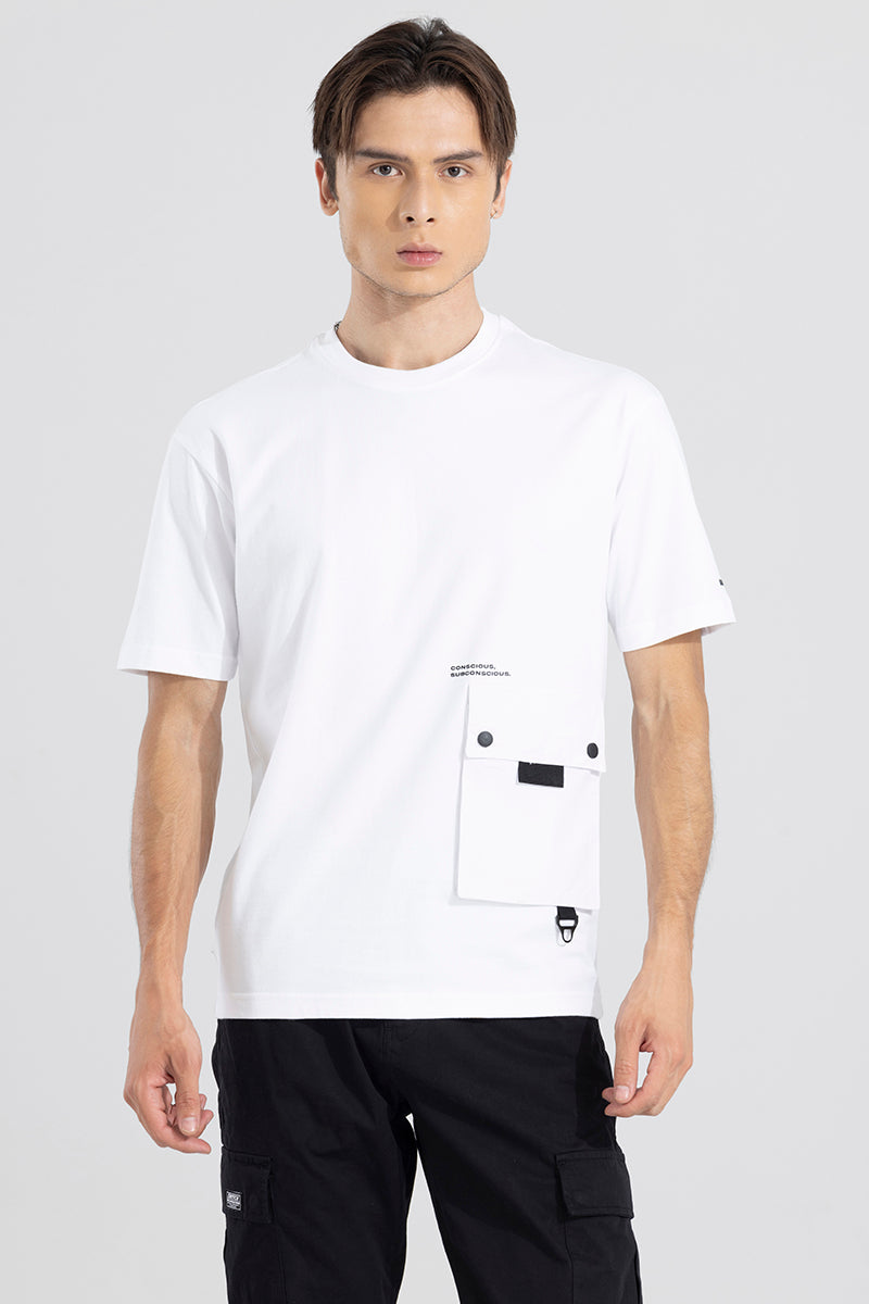 Social Korean Style White T Shirt