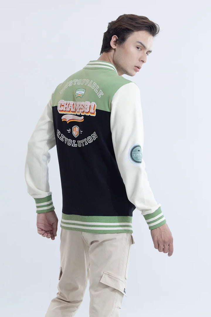 Champs Green Varsity Jacket