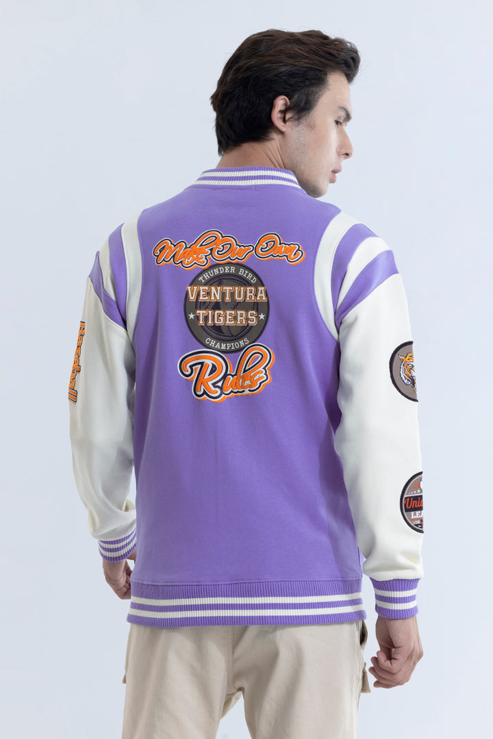 Ventura Tigers Purple Varsity Jacket