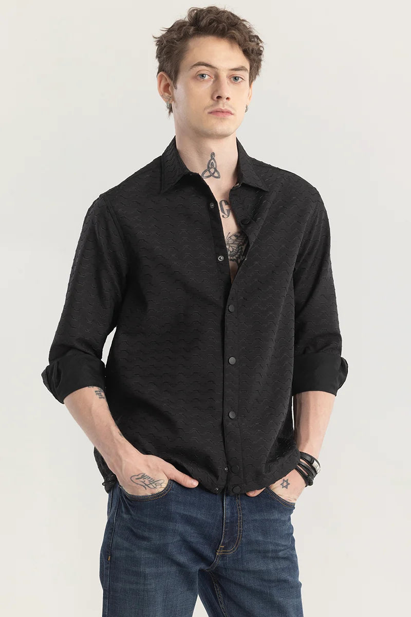 Wavique Black Shirt