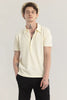 Poloshique Cream Plain Polo T-Shirt
