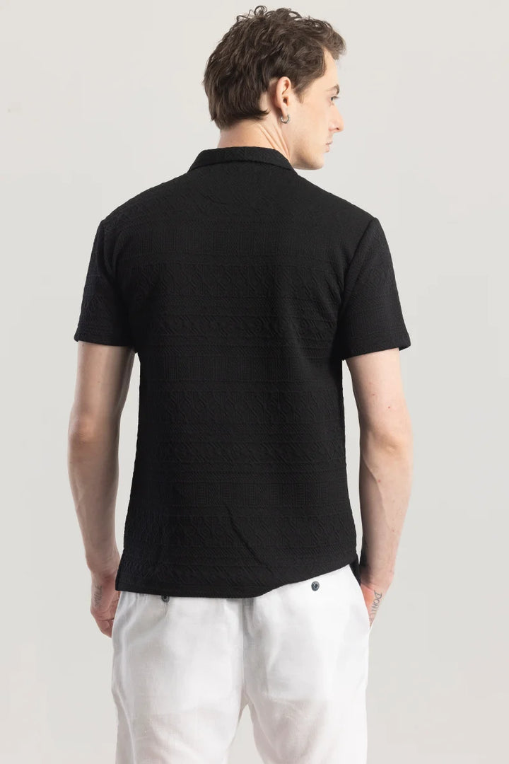 Stockade Black Polo T-Shirt