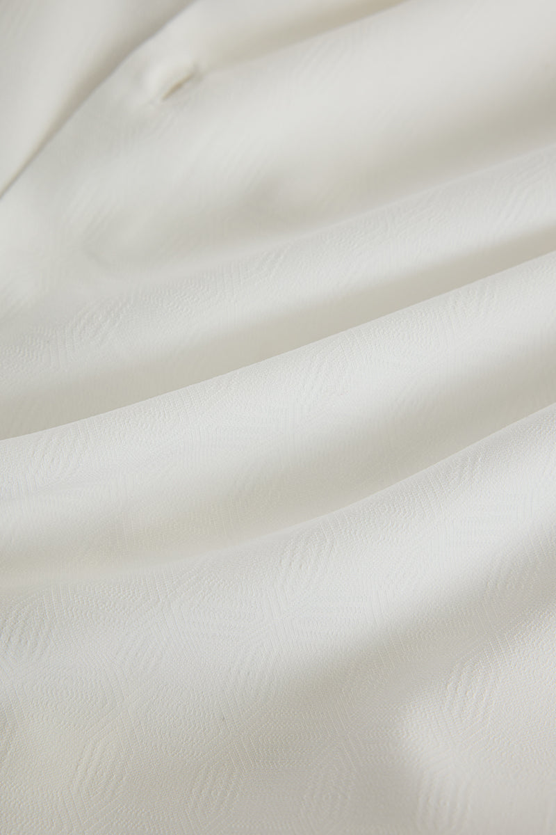 Buy Men's White French Collar Shirt Online Snitch SNITCH