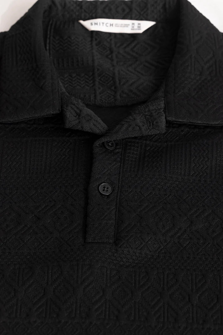 Stockade Black Polo T-Shirt