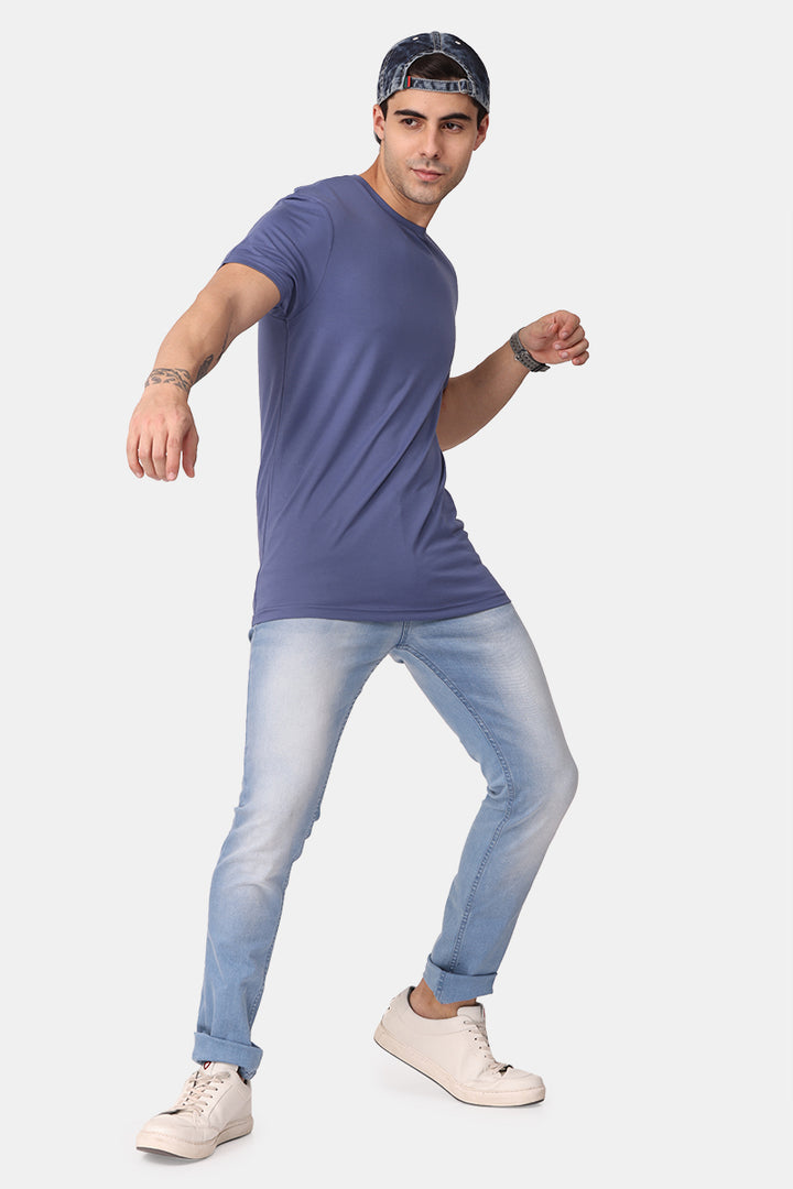 Regale Aegean Blue Tencil T-Shirt