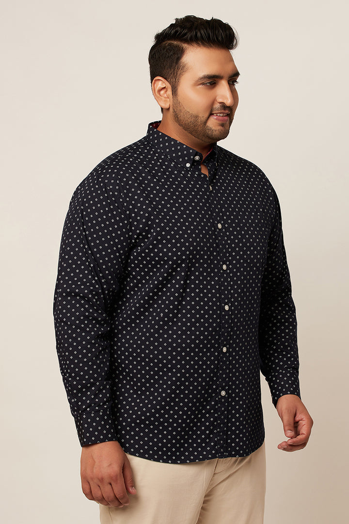 Coco Floral Navy Shirt - SNITCH