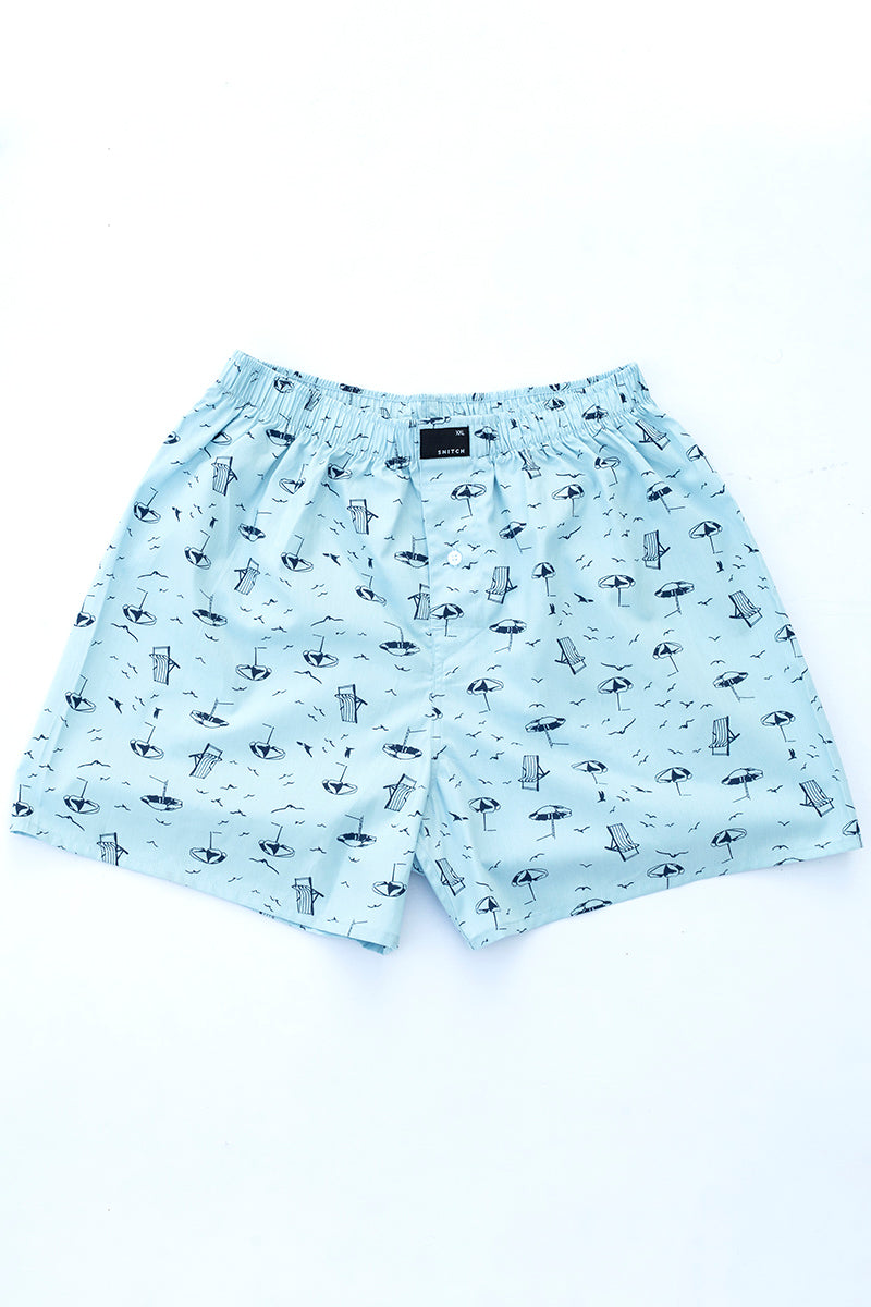 Summer Vibe Printed Cotton Boxers - Pack of 4 - SNITCH