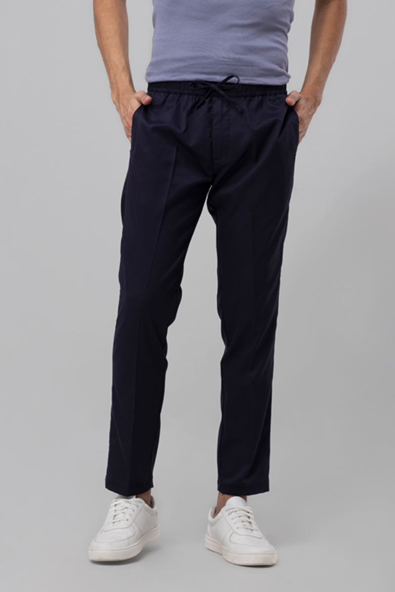 Relaxed Fit Navy Pant