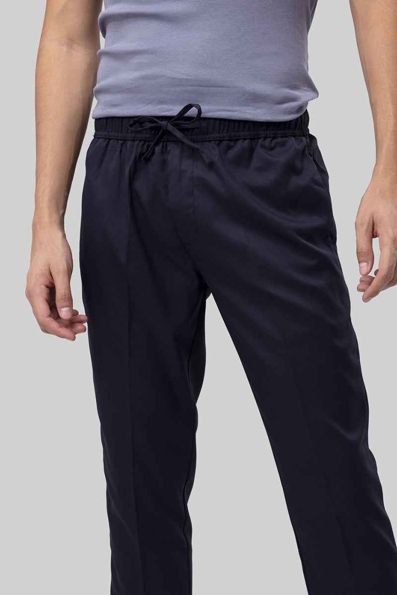 Relaxed Fit Navy Pant
