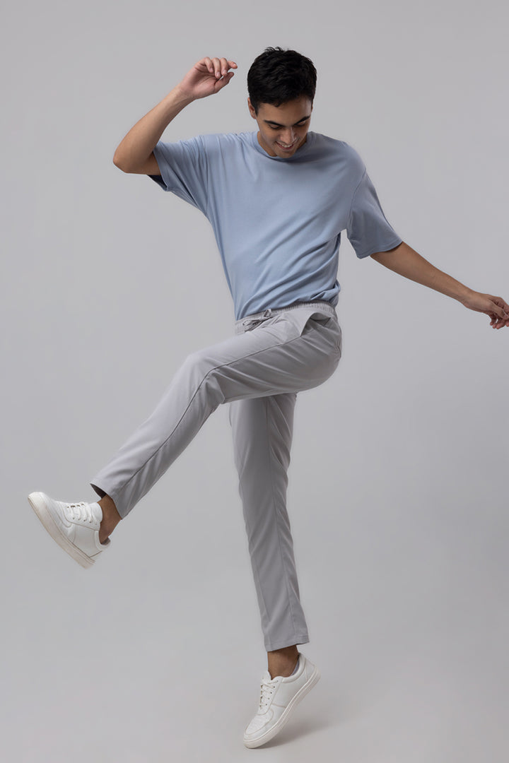 Relaxed Fit Light Grey Pant