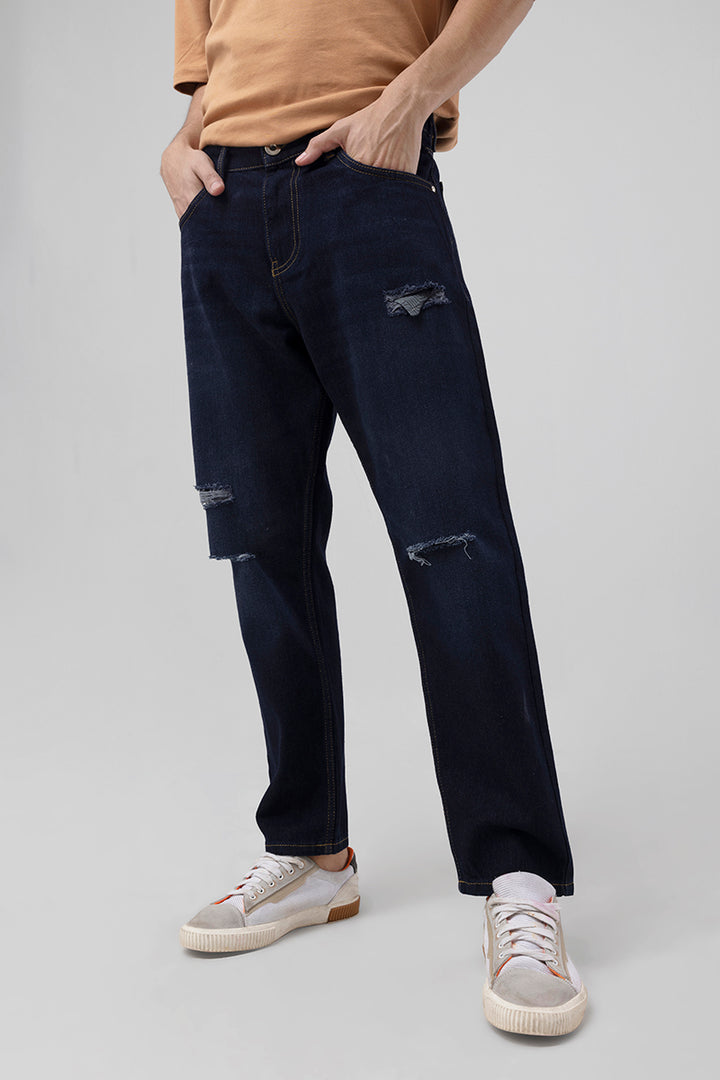 Boozy Blue Baggy Fit Jeans