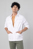 Lino White Linen Overshirt