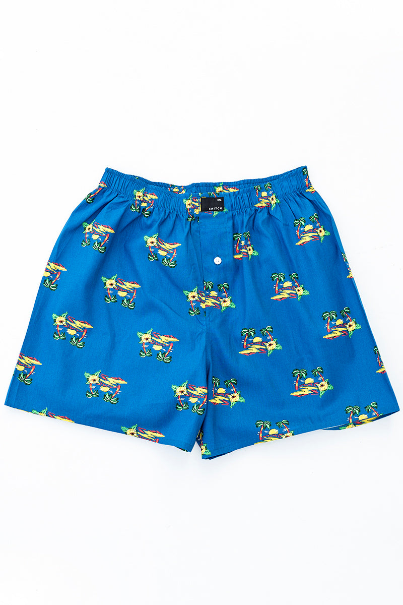Summer Vibe Printed Cotton Boxers - Pack of 4 - SNITCH