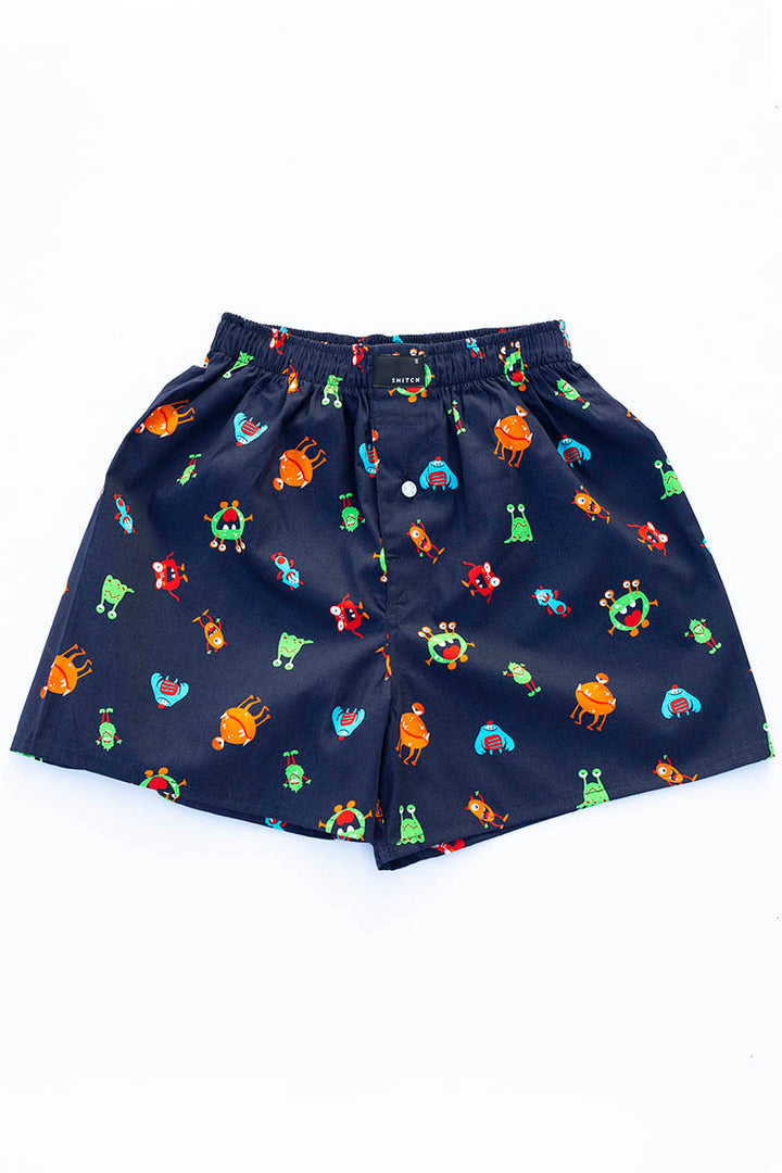 Wild Printed Cotton Boxers - Pack of 4 - SNITCH