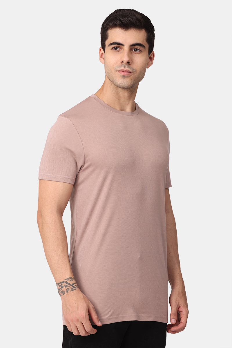 Regale Dark Peach Tencil T-Shirt