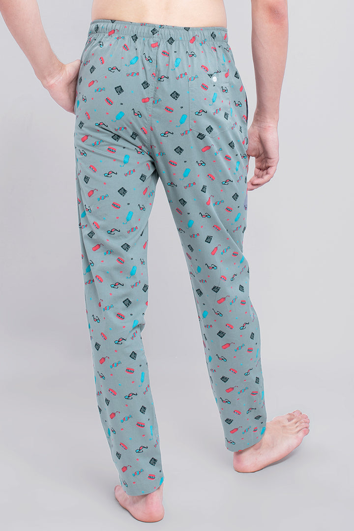Grey Playful Pyjama - SNITCH
