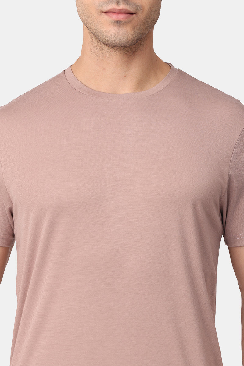 Regale Dark Peach Tencil T-Shirt