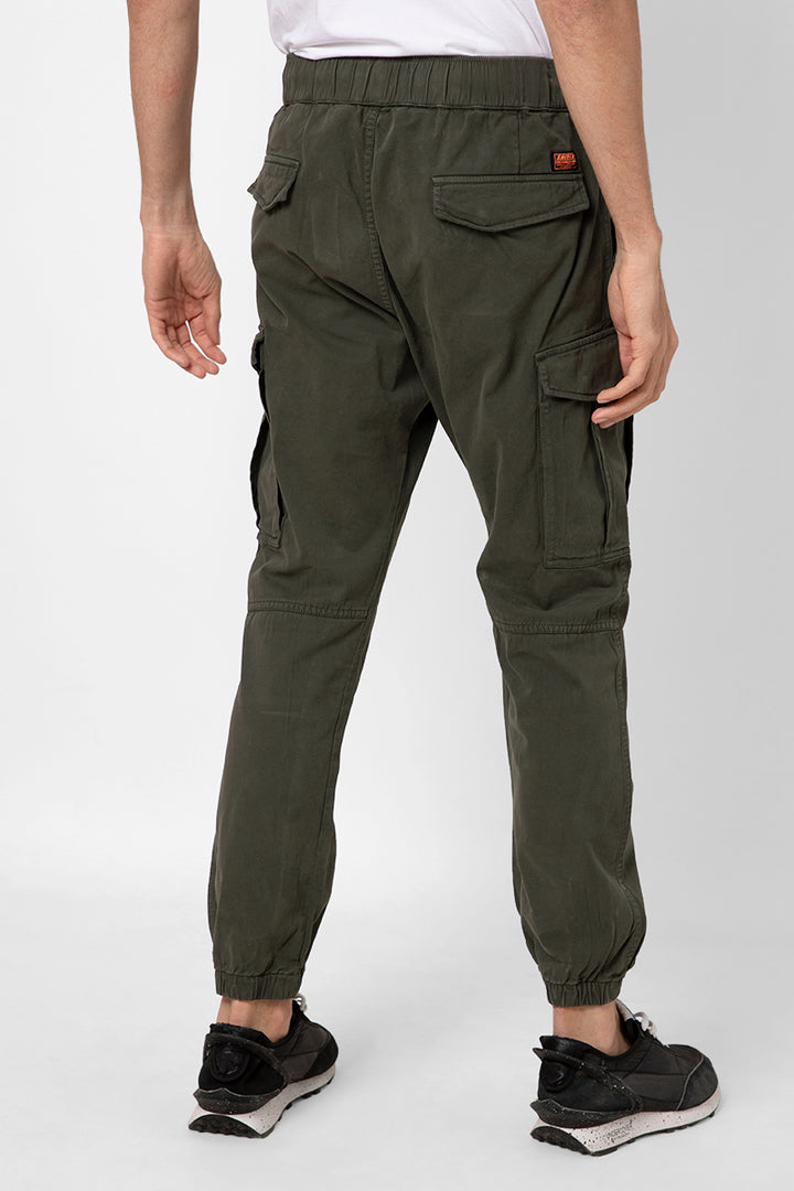 Steezy Pro Olive Green Cargo Pants - SNITCH