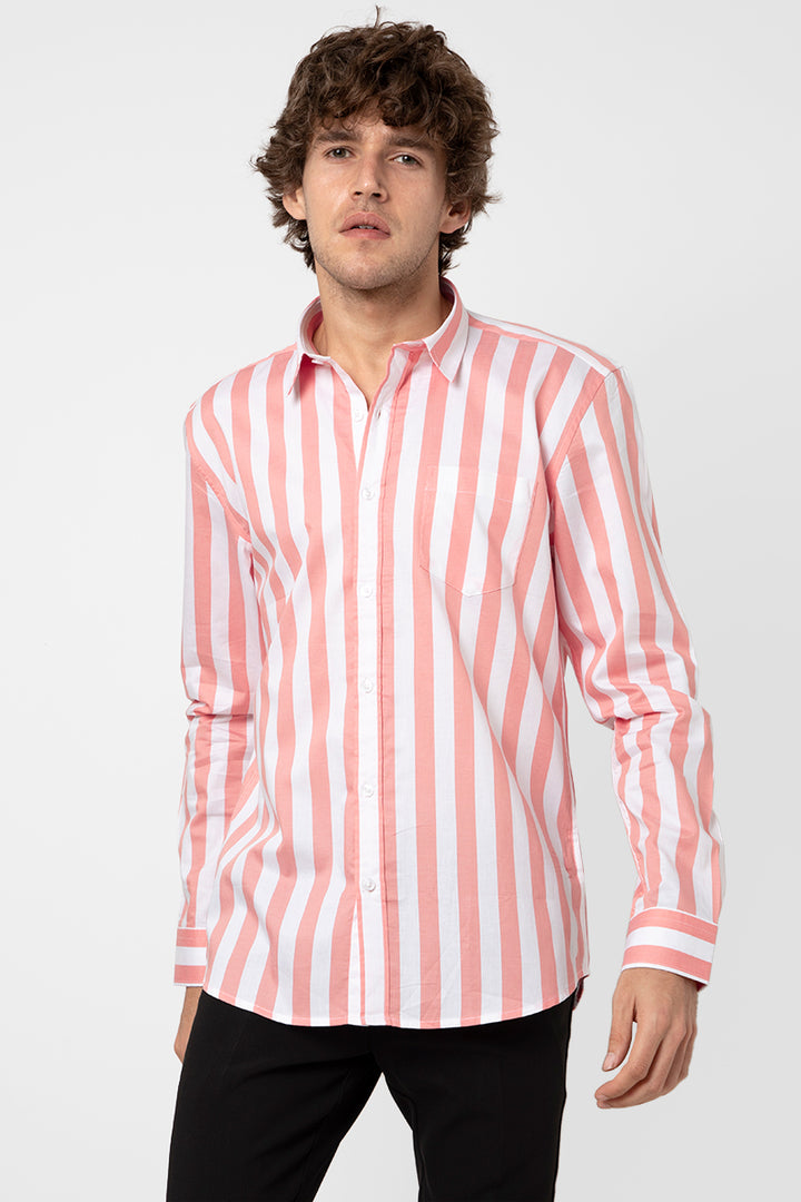 Grand Stripe Pink Shirt - SNITCH