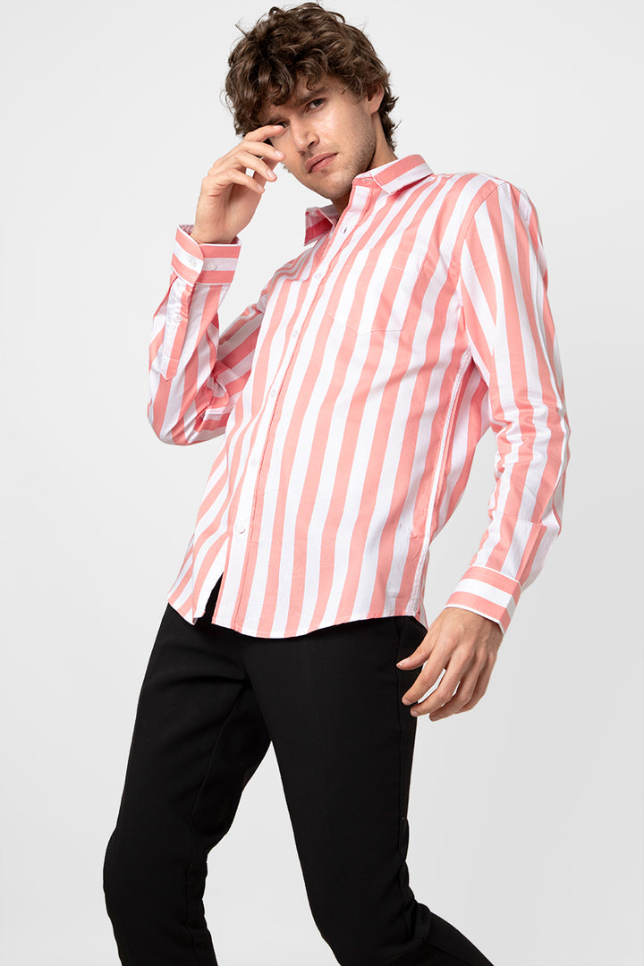 Grand Stripe Pink Shirt - SNITCH