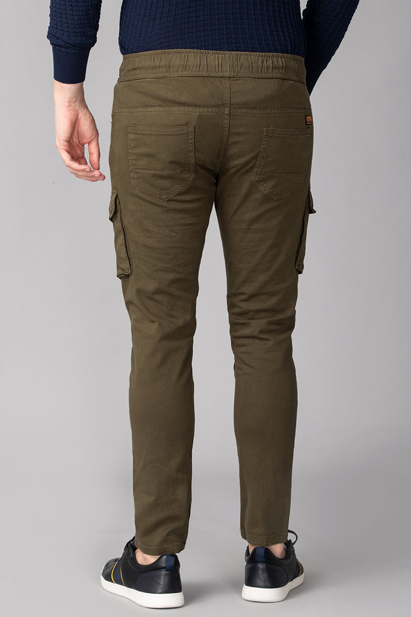 Brown Cargo Pant - SNITCH