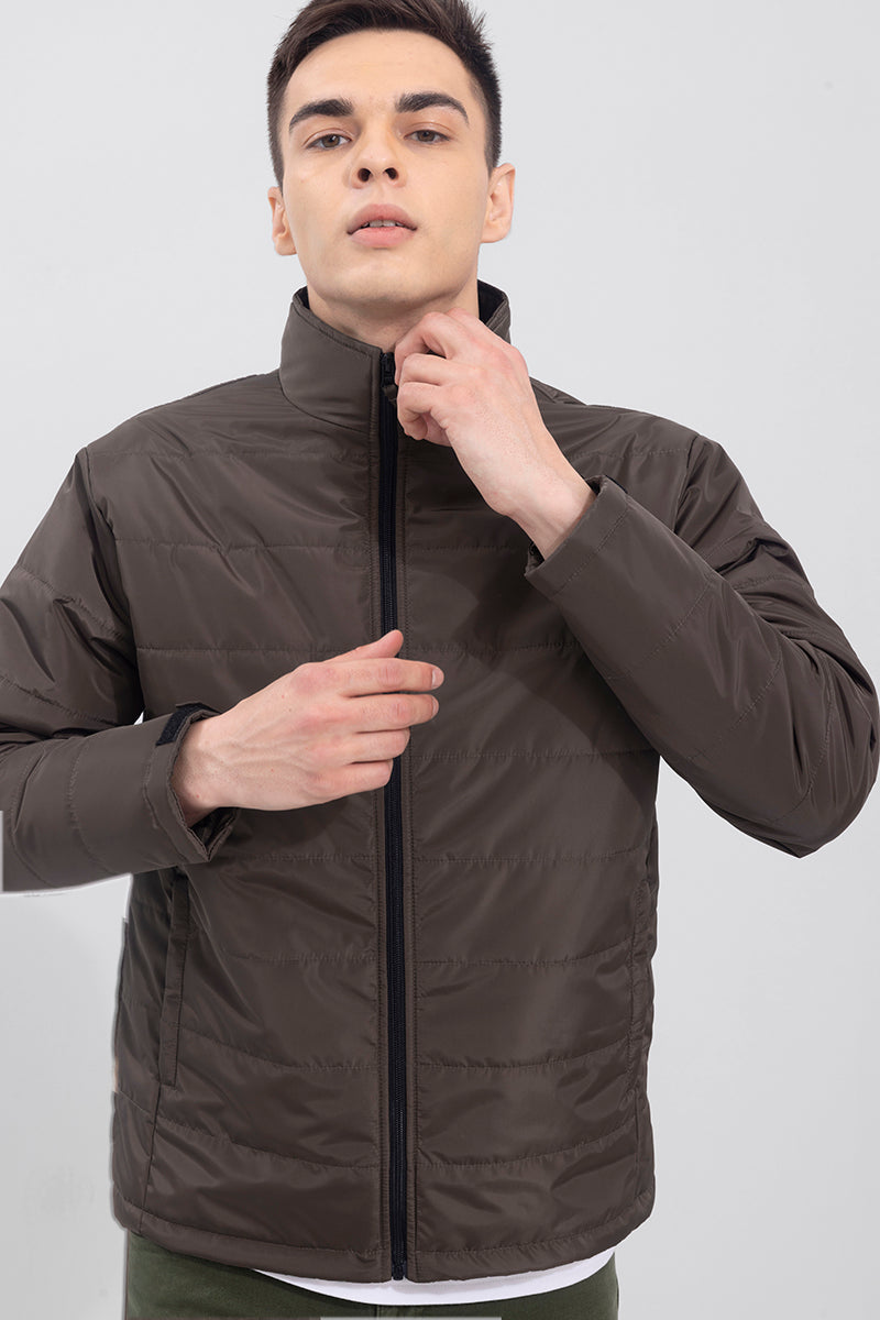 Griff Brown Puffer Jacket