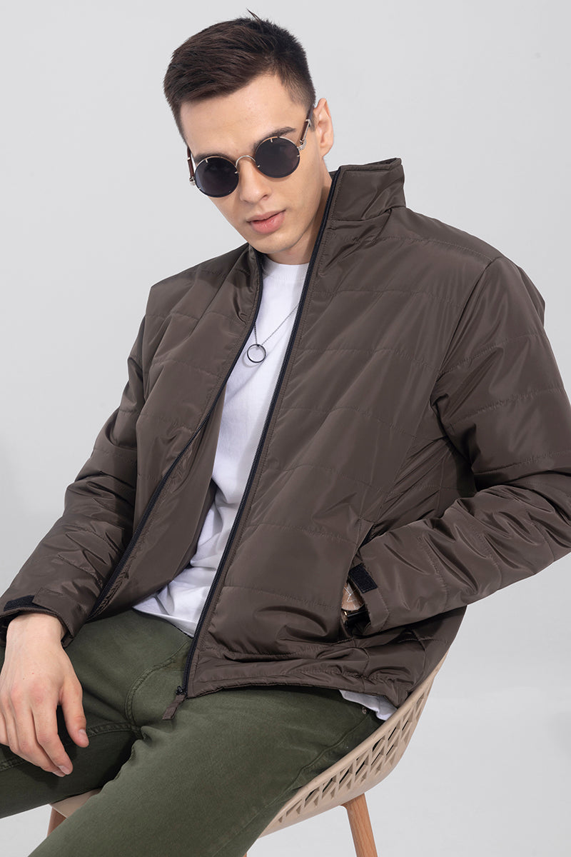 Griff Brown Puffer Jacket