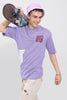 Skaters Lavender Oversized T-Shirt