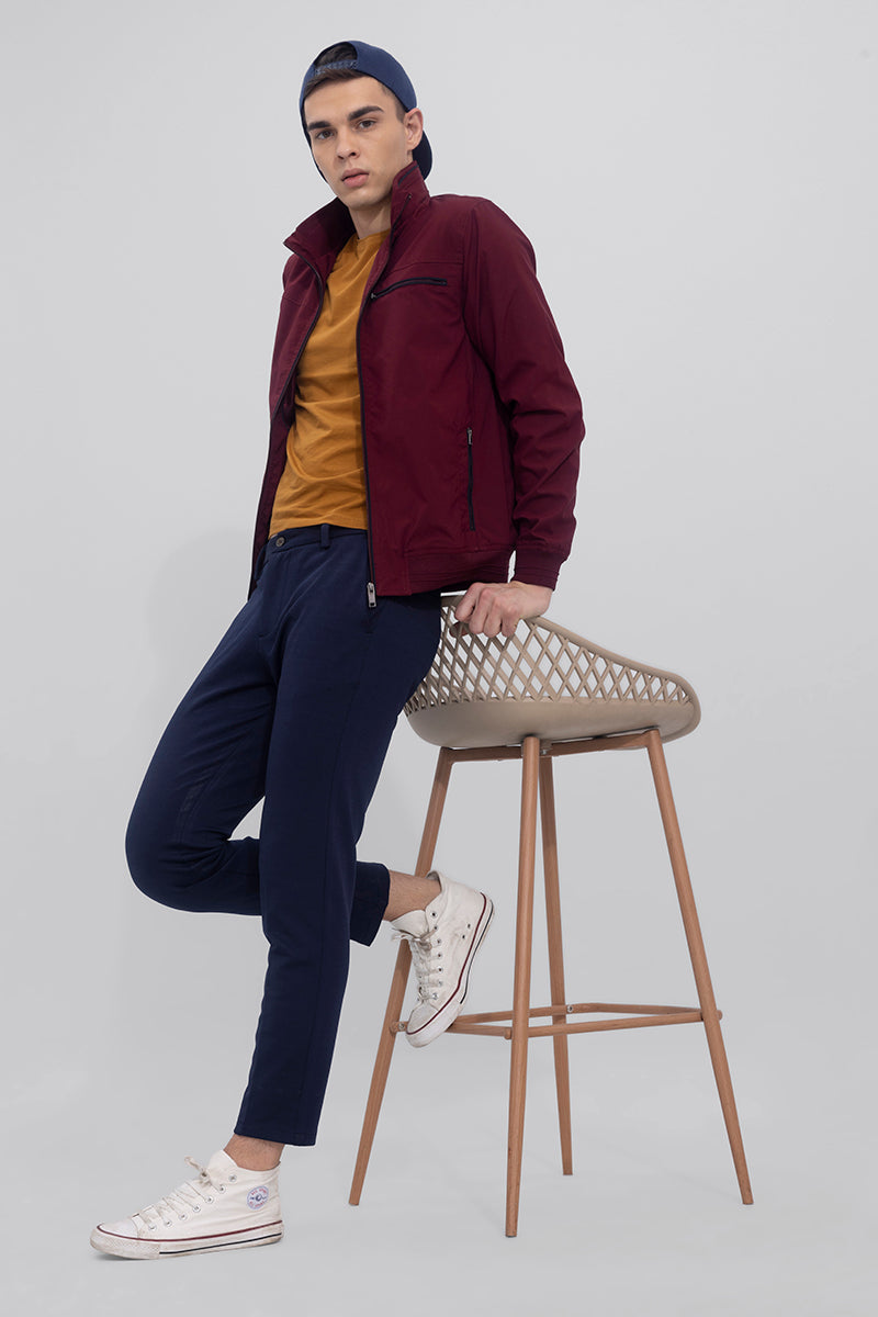 Maroon jacket on sale men