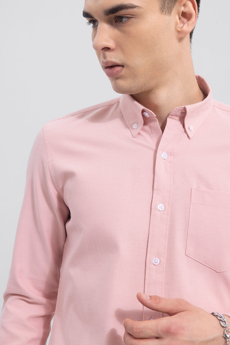 Oxford Button Down Pink Shirt