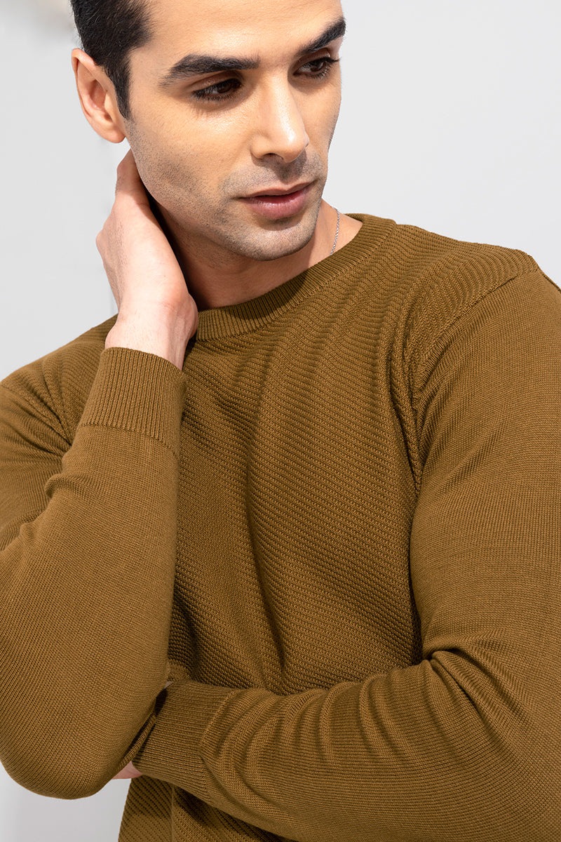 Snug Brown Sweater