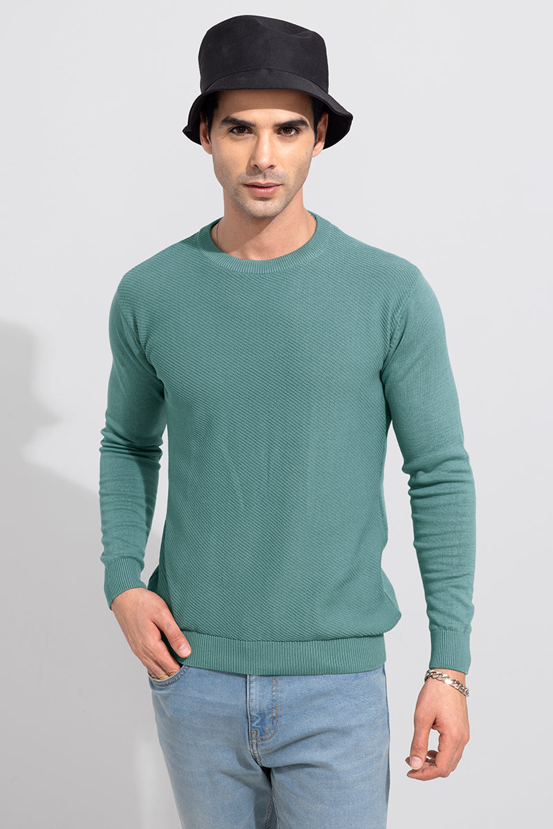Snug Green Sweater