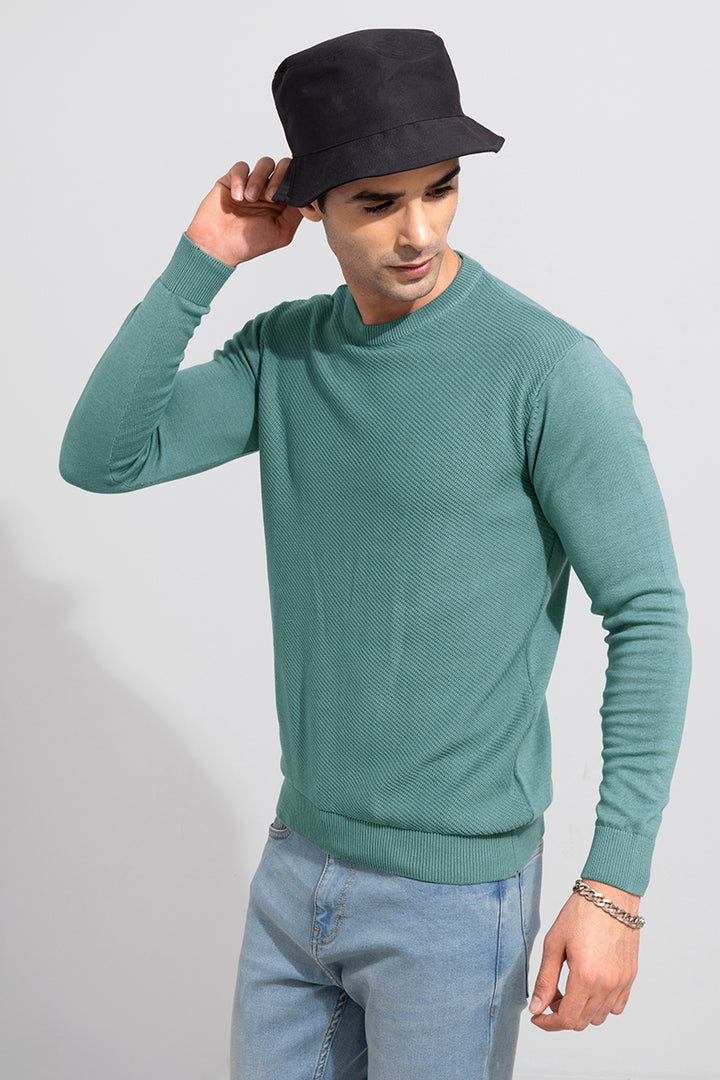 Snug Green Sweater