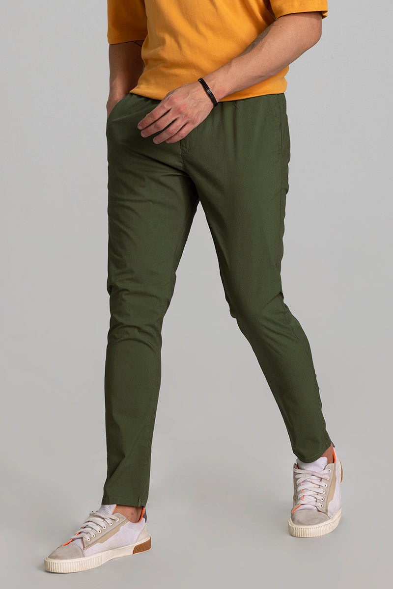 Feather Light Green Pant