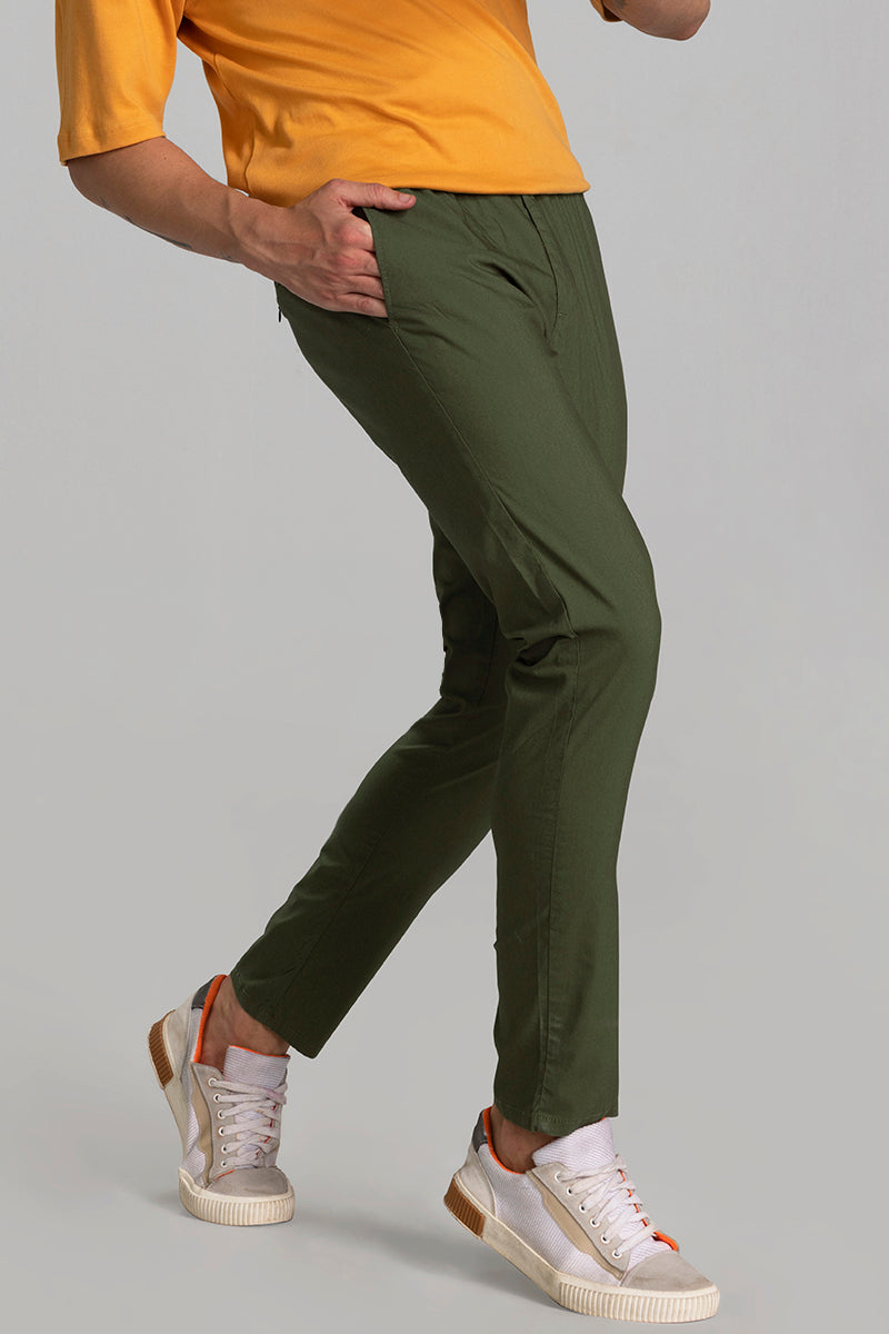 Feather Light Green Pant