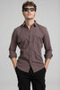 Double Patch Pocket Brown Shirt