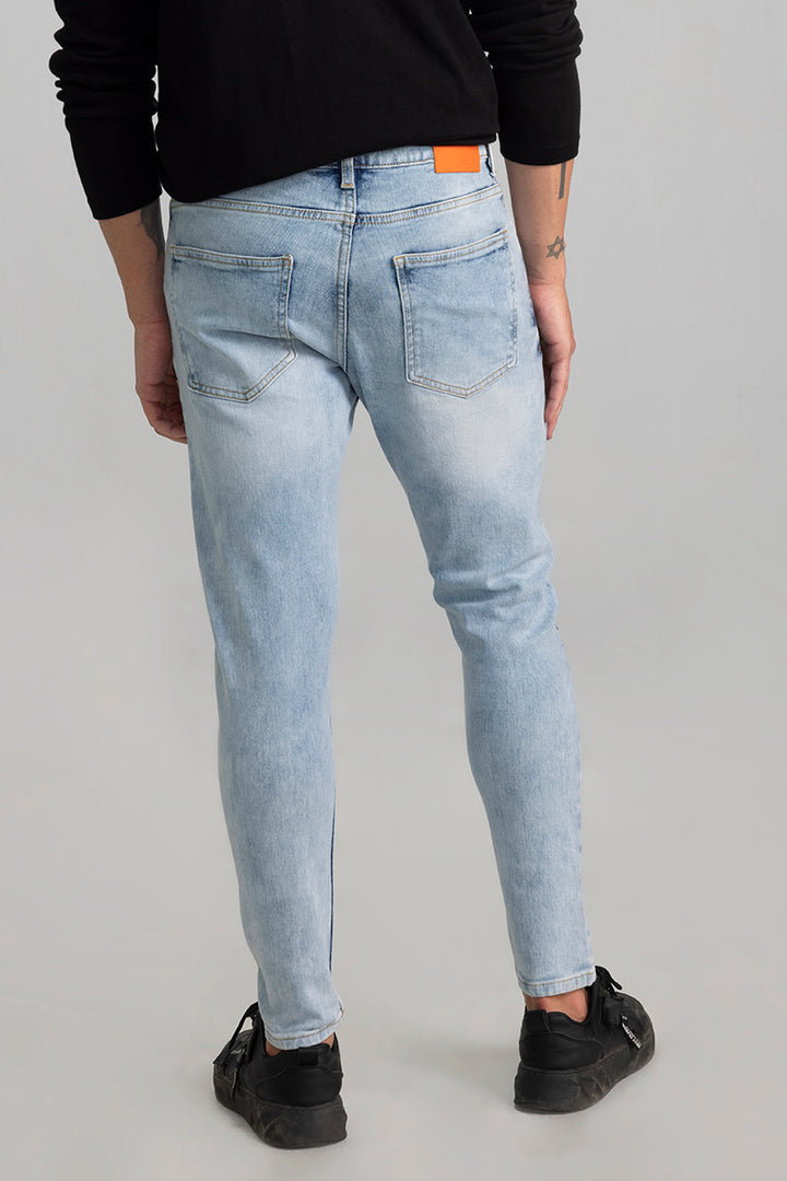 Scuttle Pebble Blue Skinny Jeans