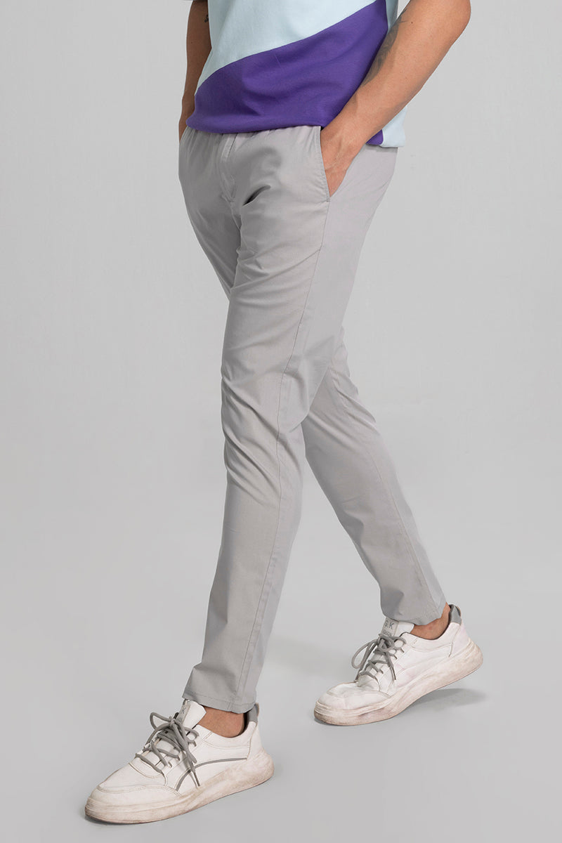 Selected suit pants with stretch in slim fit light gray - ShopStyle