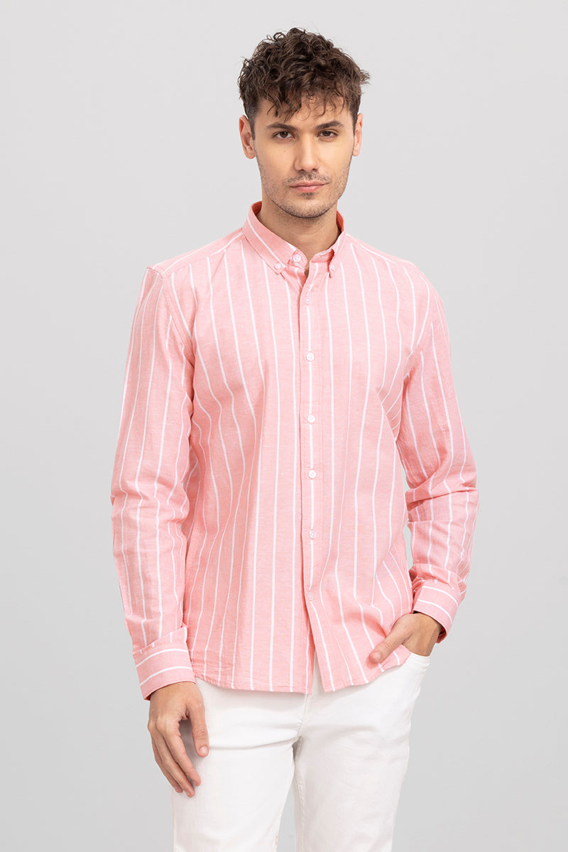 Eensy Stripe Pink Shirt