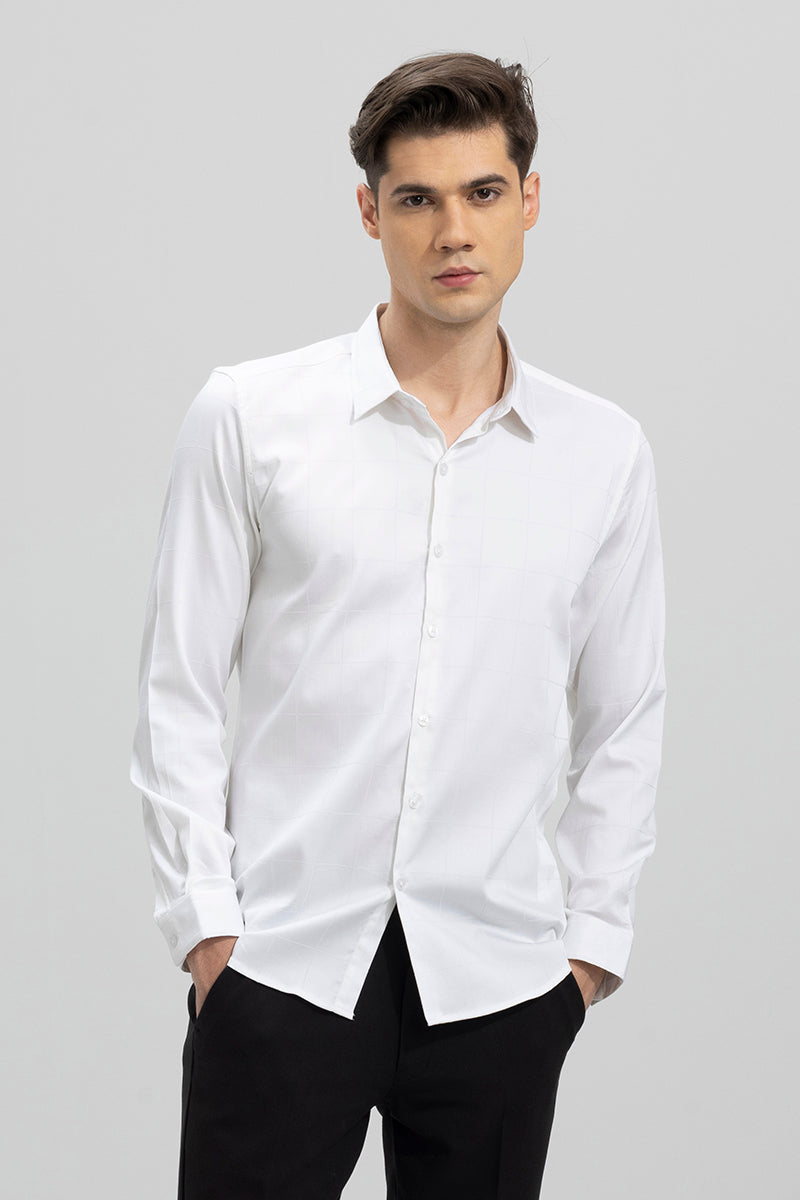 Selfcheck White Shirt