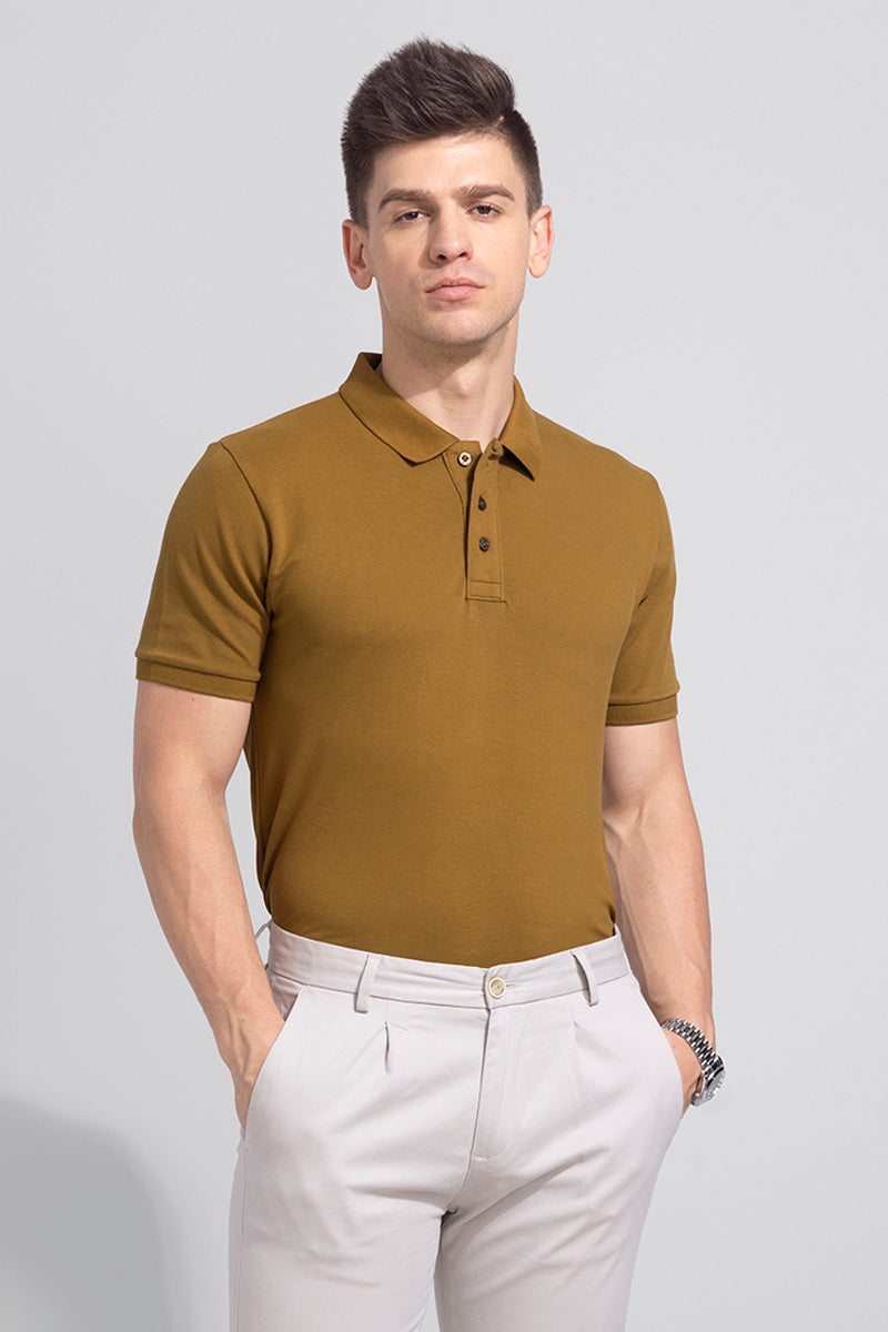 America Polo Mustard T-Shirt