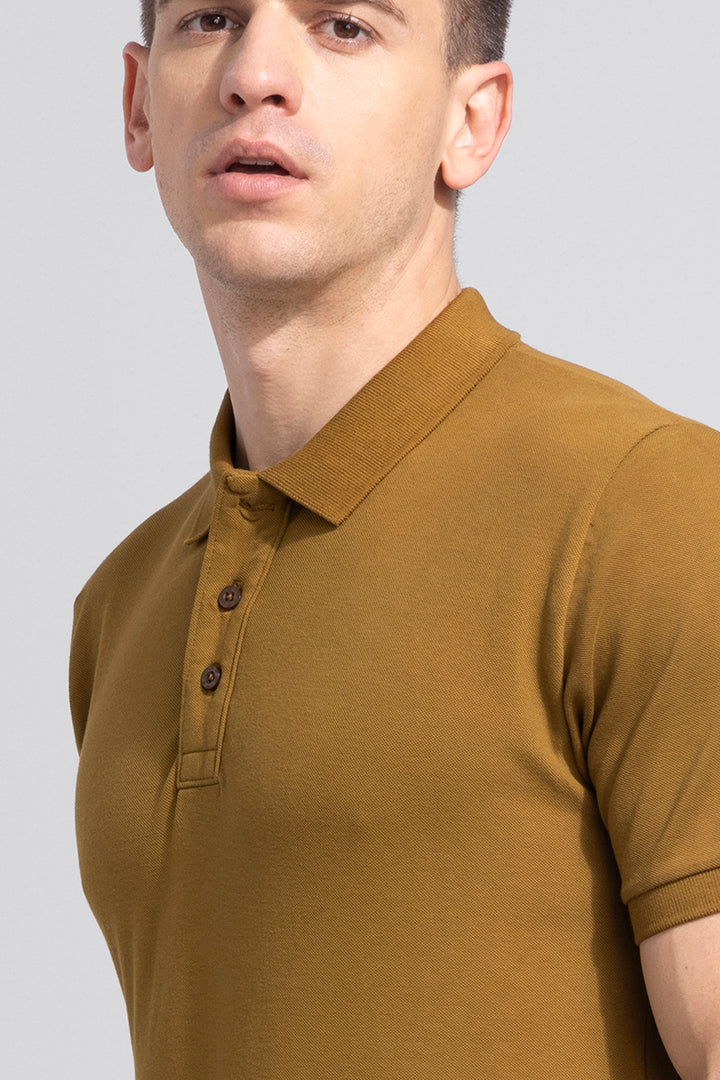 America Polo Mustard T-Shirt