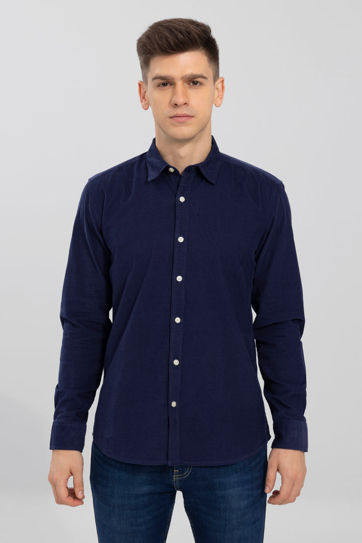 Authentic Blue Corduroy Shirt