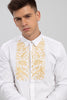 Grandiose White Embroidery Shirt