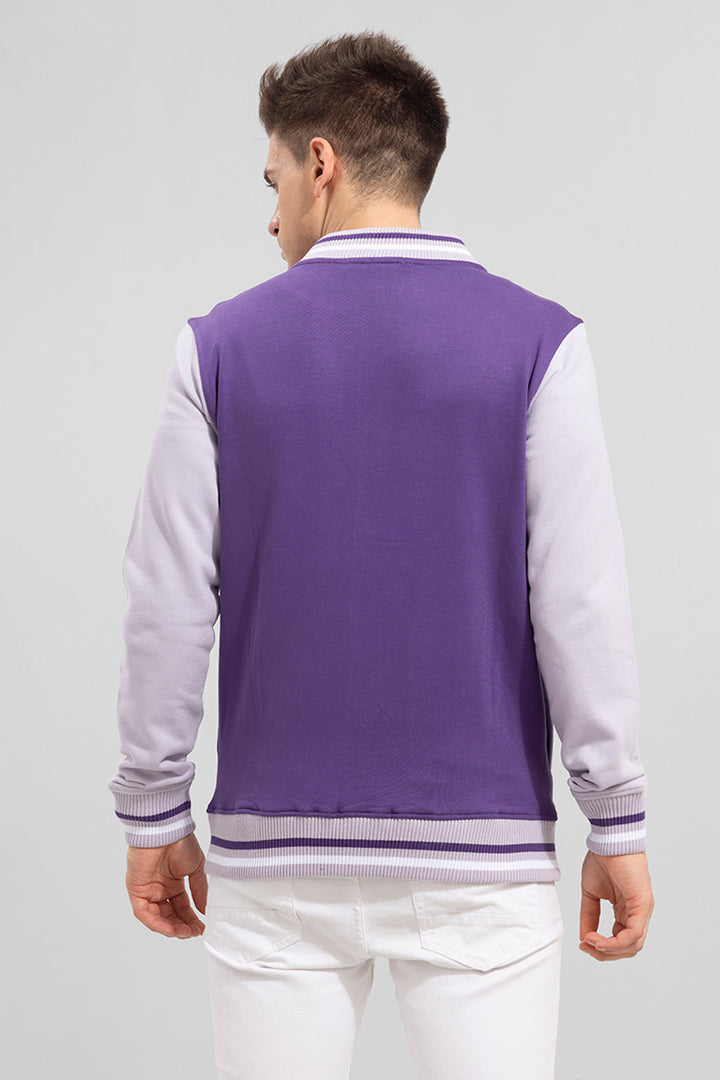 Be Better Purple Varsity Jacket