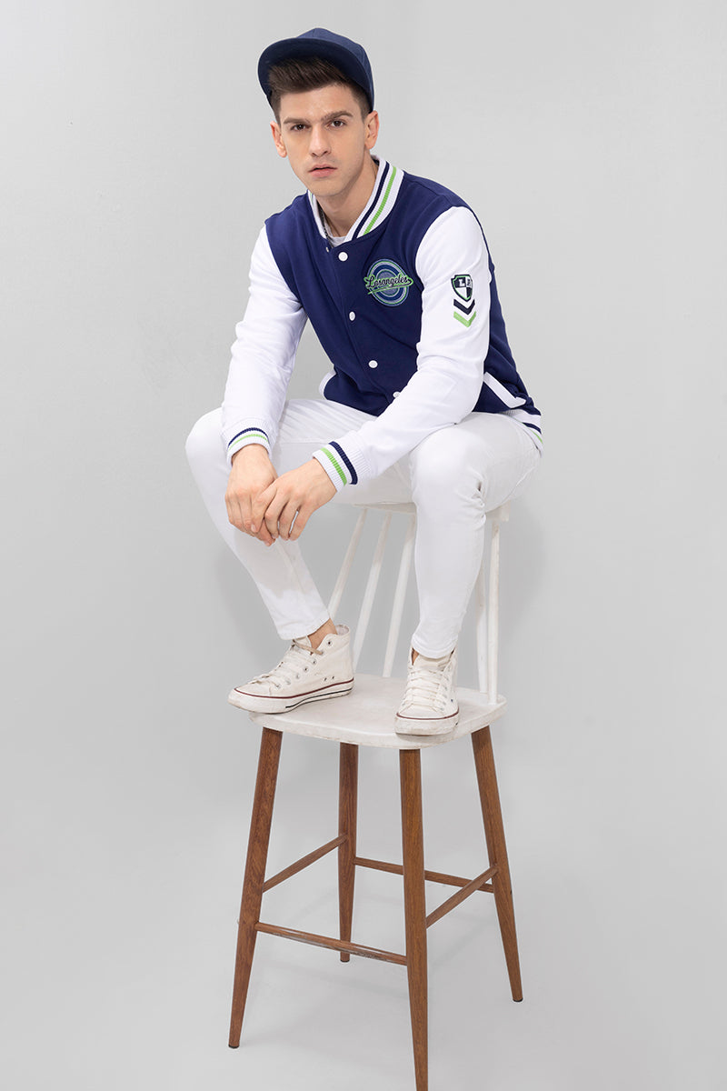 Losangeles Blue Varsity Jacket