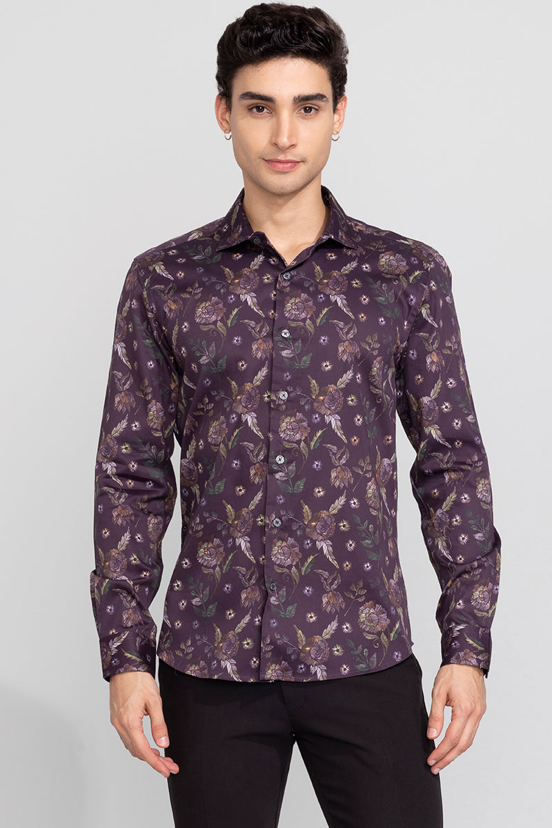 Seasonal Purple Shirt